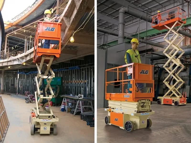 JLG 10 RS: Plataforma Tesoura (Sanfonada)
