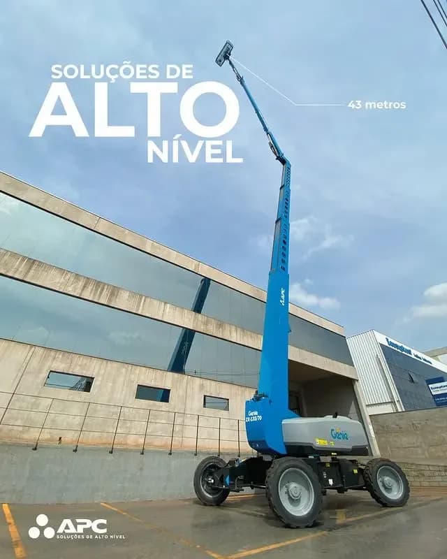 As Plataformas Elevatórias Lança Telescópica