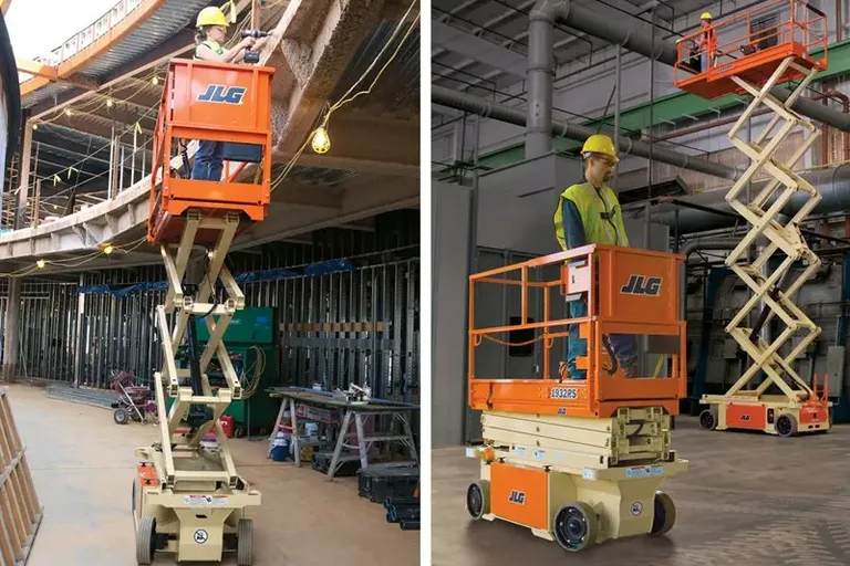 JLG 10 RS: Plataforma Tesoura (Sanfonada)