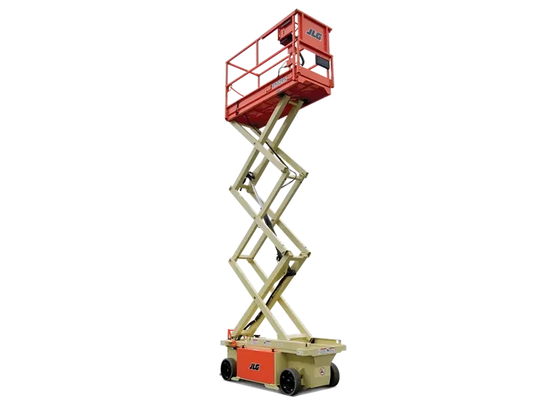 JLG 10 RS: Plataforma Tesoura (Sanfonada)
